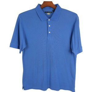 Vintage Greg Norman Play Dry Shark Golf Polo Shirt Men's XL Royal Blue